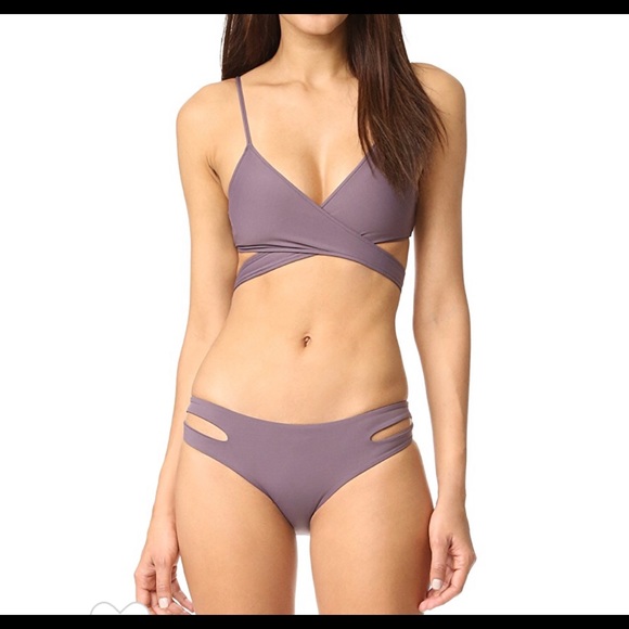 L Space Swim Lspace Chloe Wrap Bikini Top Estella Bottoms Poshmark